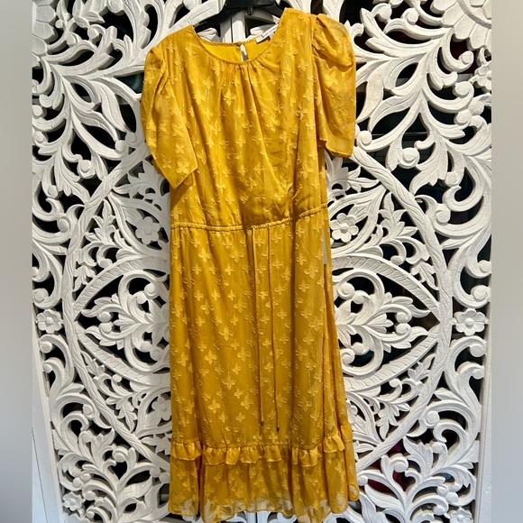 Julia Jordan Metallic Stripe Jacquard
A-Line Dress - Picture 9 of 10